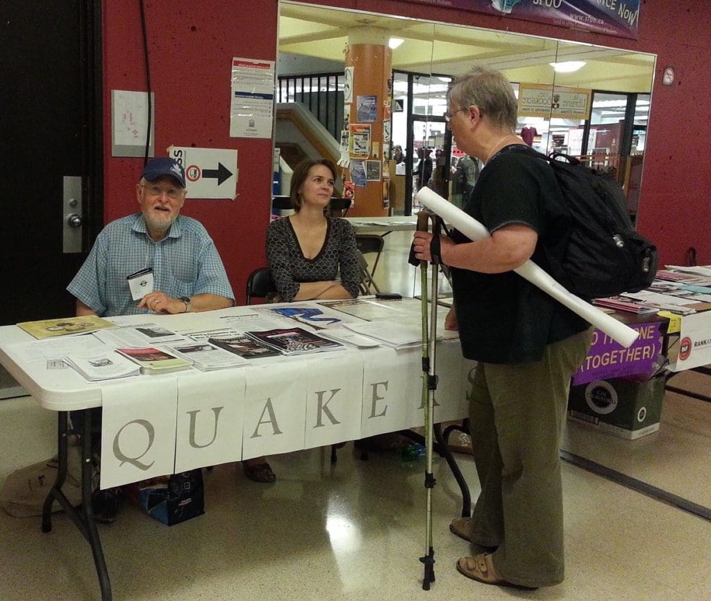 Eric and Sarah at the People's Social Forum